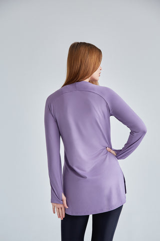 Lavender Long sleeve long fit