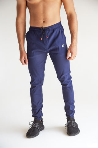 Navy blue flexi pants