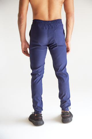 Navy blue flexi pants