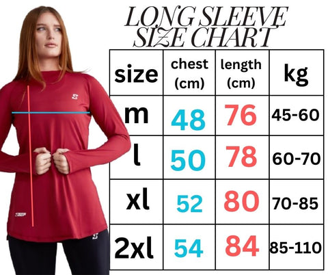 Long sleeve long fit